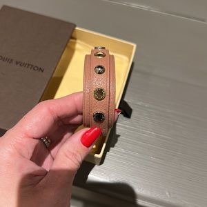 Louis Vuitton Leather Bracelet ⭐️